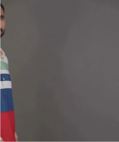 Performance video showcasing DapperTee stretchable golf polo fabric during professional athletic movement.