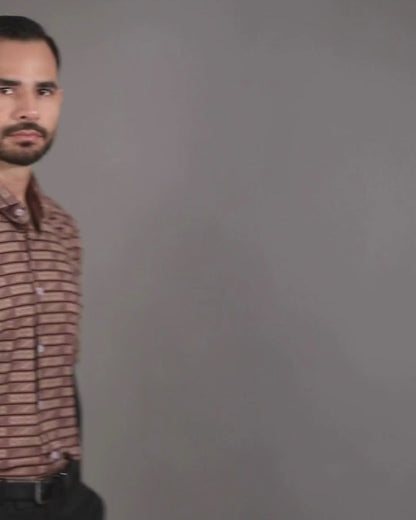 Performance video showcasing DapperTee stretchable open polo during a professional corporate meeting.